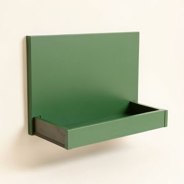 Cliff Bluff Empty Wall-Mounted Tool Organizer Panel - Green (synthetic illustration; no displayed measurements)