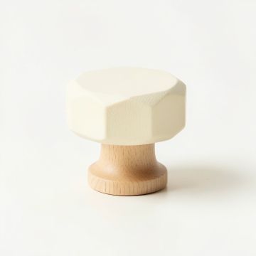 Linden Brook Cabinet Knob Without Packaging - Cream (synthetic illustration; no displayed measurements)