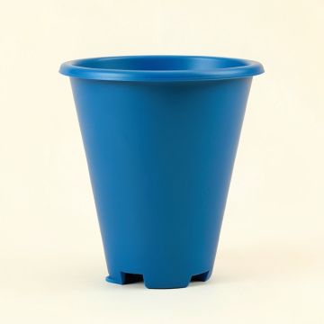 Linden Crossing Empty Railing Planter With Integral Brackets - Blue (synthetic illustration; no displayed measurements)