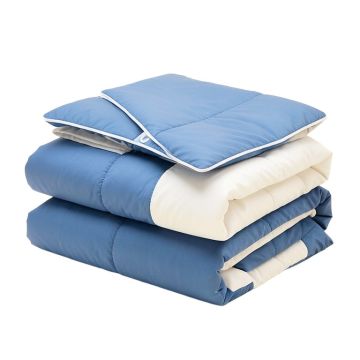 Weather Report Snow Duvet Cover Set (synthetic illustration; no displayed measurements)