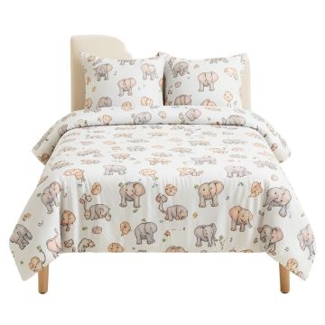 Elephant 11 Piece Crib Bedding Set