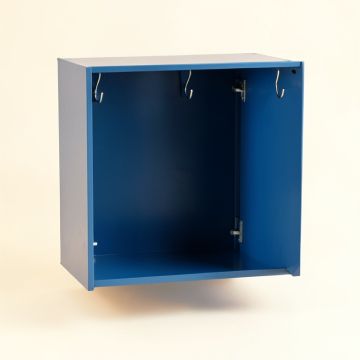 Ash Bend Empty Mug-Storage Cabinet Insert - Blue (synthetic illustration; no displayed measurements)