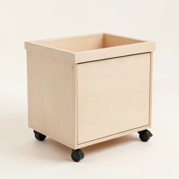 Dawn Canyon Empty Rolling Workshop Cart - Beige (synthetic illustration; no displayed measurements)