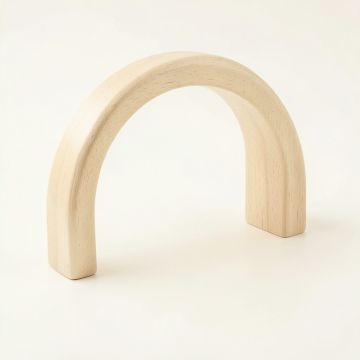 Oak Bend Cabinet Handle Without Packaging - Cream (synthetic illustration; no displayed measurements)