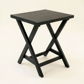 Birch Dale Compact Balcony Table - Black (synthetic illustration; no displayed measurements)