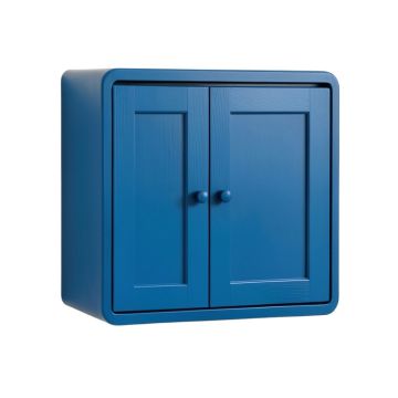 Bay Branch Wall-Mounted Entry Cabinet - Blue