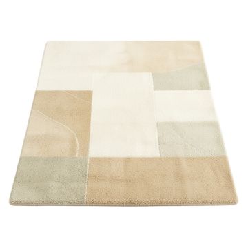 Cliff Branch Rectangular Area Rug - Cream