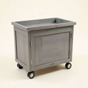 Shore Bluff Empty Rolling Workshop Cart - Gray (synthetic illustration; no displayed measurements)