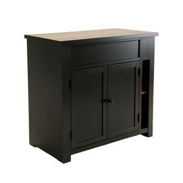 Rowan Crossing Freestanding Laundry Folding Counter - Black