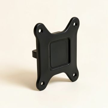 Black Fixed Desktop Mount For Holds Up To 110 Lbs (synthetic illustration; no displayed measurements)