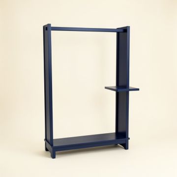 Elm Bridge Empty Garment Rack - Navy (synthetic illustration; no displayed measurements)