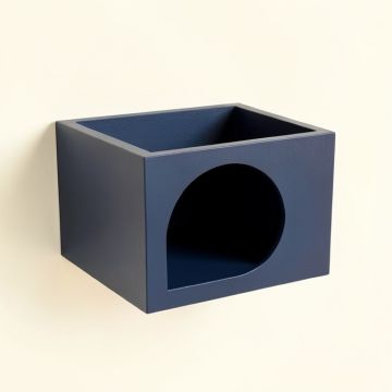 Harbor Arc Wall-Mounted Cat Perch (synthetic illustration; no displayed measurements)