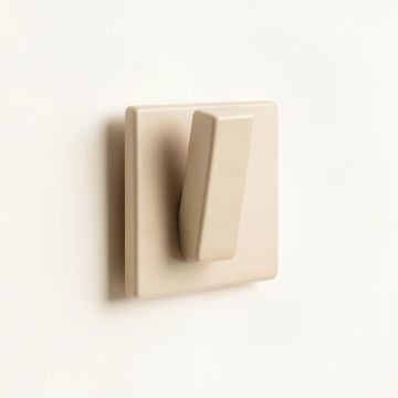 Elm Bridge Wall-Mounted Robe Hook - Beige (synthetic illustration; no displayed measurements)