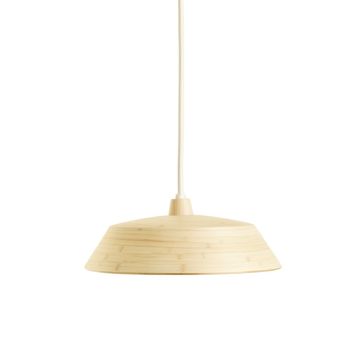 Sage Crest Pendant Light Suspended From One Plain Cable - Ivory