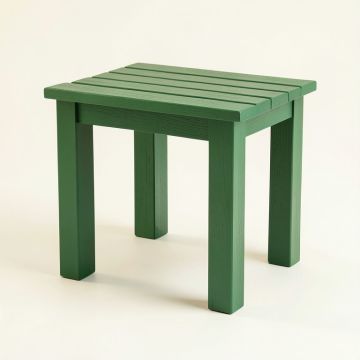 Slate Crest Compact Balcony Table - Green (synthetic illustration; no displayed measurements)