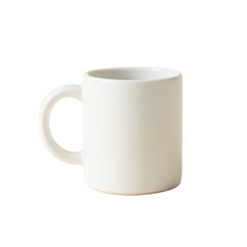 Pine Arc Ceramic Mug - White