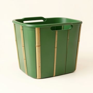 Cedar Brook Laundry Hamper - Green (synthetic illustration; no displayed measurements)