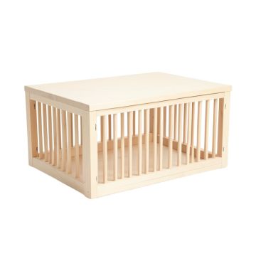 Juniper Brook Empty Furniture-Style Pet Crate - Ivory