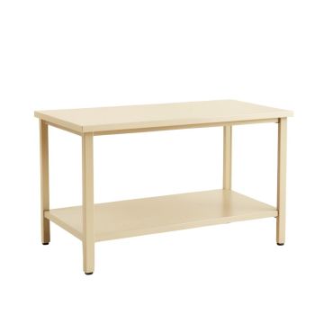 Flint Crossing Empty Workshop Workbench - Beige