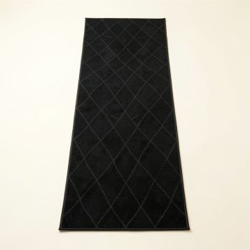 Summit Branch Narrow Runner Rug - Black (synthetic illustration; no displayed measurements)