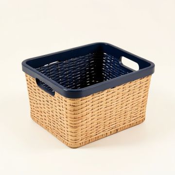 Birch Crossing Empty Storage Basket - Navy (synthetic illustration; no displayed measurements)