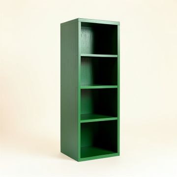 Pine Crossing Narrow Cubby Tower - Green (synthetic illustration; no displayed measurements)