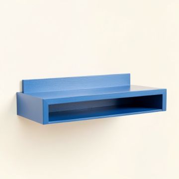 Clay Bend Wall-Mounted Shelf - Blue (synthetic illustration; no displayed measurements)