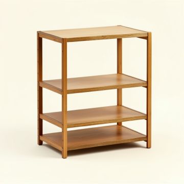 29.25 '' H X 16.75 '' W X 9 '' D 3 Tier Top Storage Shelving Unit (synthetic illustration; no displayed measurements)