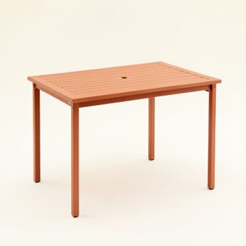 Slate Branch Patio Table - Terracotta (synthetic illustration; no displayed measurements)