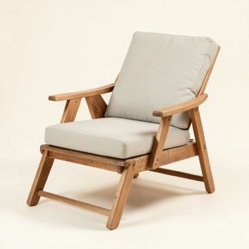 Dunn Outdoor Club Patio Chair With Cushions (synthetic illustration; no displayed measurements)