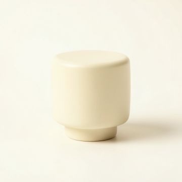 Laurel Bend Cabinet Knob Without Packaging - Cream (synthetic illustration; no displayed measurements)