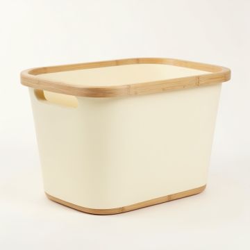 Sage Bluff Laundry Hamper - Cream (synthetic illustration; no displayed measurements)