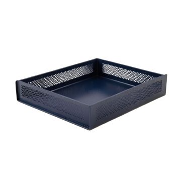 Willow Field Empty Under-Desk Cable Tray - Navy