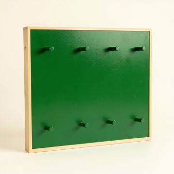 Heath Branch Empty Wall-Mounted Tool Organizer Panel - Green (synthetic illustration; no displayed measurements)