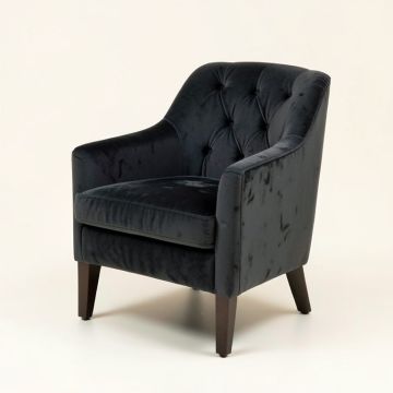 Denman Tufted Velvet Upholstered Side Chair (synthetic illustration; no displayed measurements)