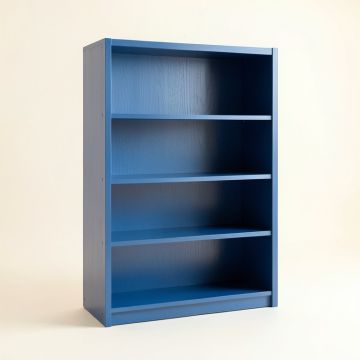 Field Crest Freestanding Bookcase - Blue (synthetic illustration; no displayed measurements)