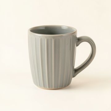 Cliff Bend Ceramic Mug - Gray (synthetic illustration; no displayed measurements)