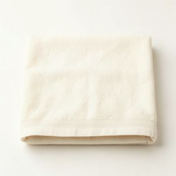 Hazel Bridge Bath Towel - Cream (synthetic illustration; no displayed measurements)