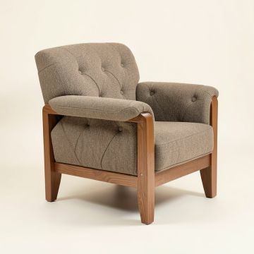 Wafford 33 '' Wide Tufted Polyester Armchair (synthetic illustration; no displayed measurements)