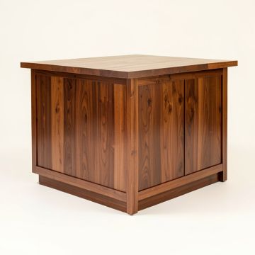 Brookstonval Kitchen Island Solid Wood (synthetic illustration; no displayed measurements)