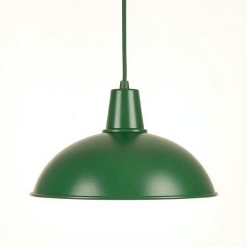 Flint Bluff Pendant Light Suspended From One Plain Cable - Green (synthetic illustration; no displayed measurements)