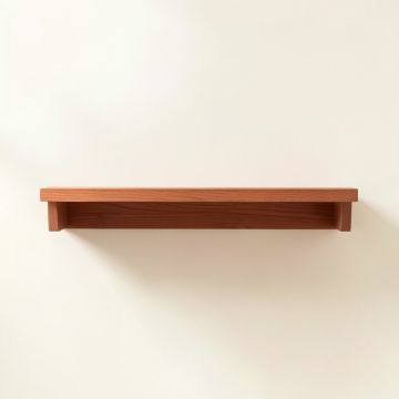 River Bluff Wall-Mounted Shelf - Terracotta (synthetic illustration; no displayed measurements)
