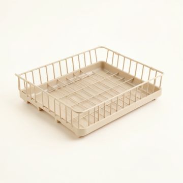 Elm Bluff Empty Under-Desk Cable Tray - Beige (synthetic illustration; no displayed measurements)
