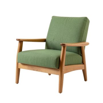 Elm Bluff Upholstered Armchair - Green