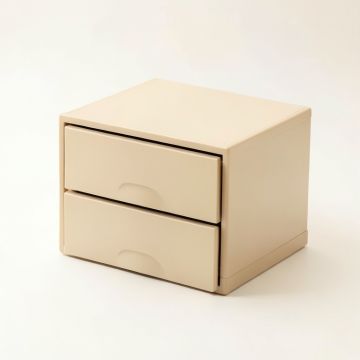 Brook Bridge Small-Parts Storage Drawer Cabinet - Beige (synthetic illustration; no displayed measurements)