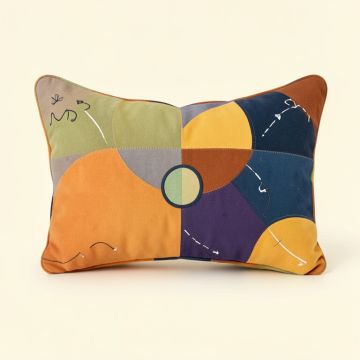Scorpio Zodiac Sign Lumbar Pillow (synthetic illustration; no displayed measurements)