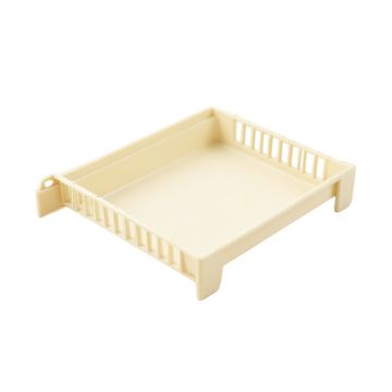 River Bend Empty Under-Desk Cable Tray - Cream