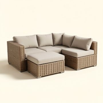 Aidee Patio Sectional With Cushions (synthetic illustration; no displayed measurements)