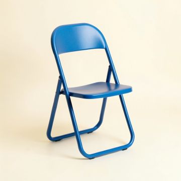 Dune Branch Folding Outdoor Chair - Blue (synthetic illustration; no displayed measurements)
