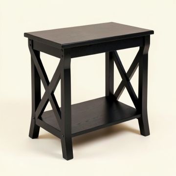 Cliff Field Side Table - Black (synthetic illustration; no displayed measurements)